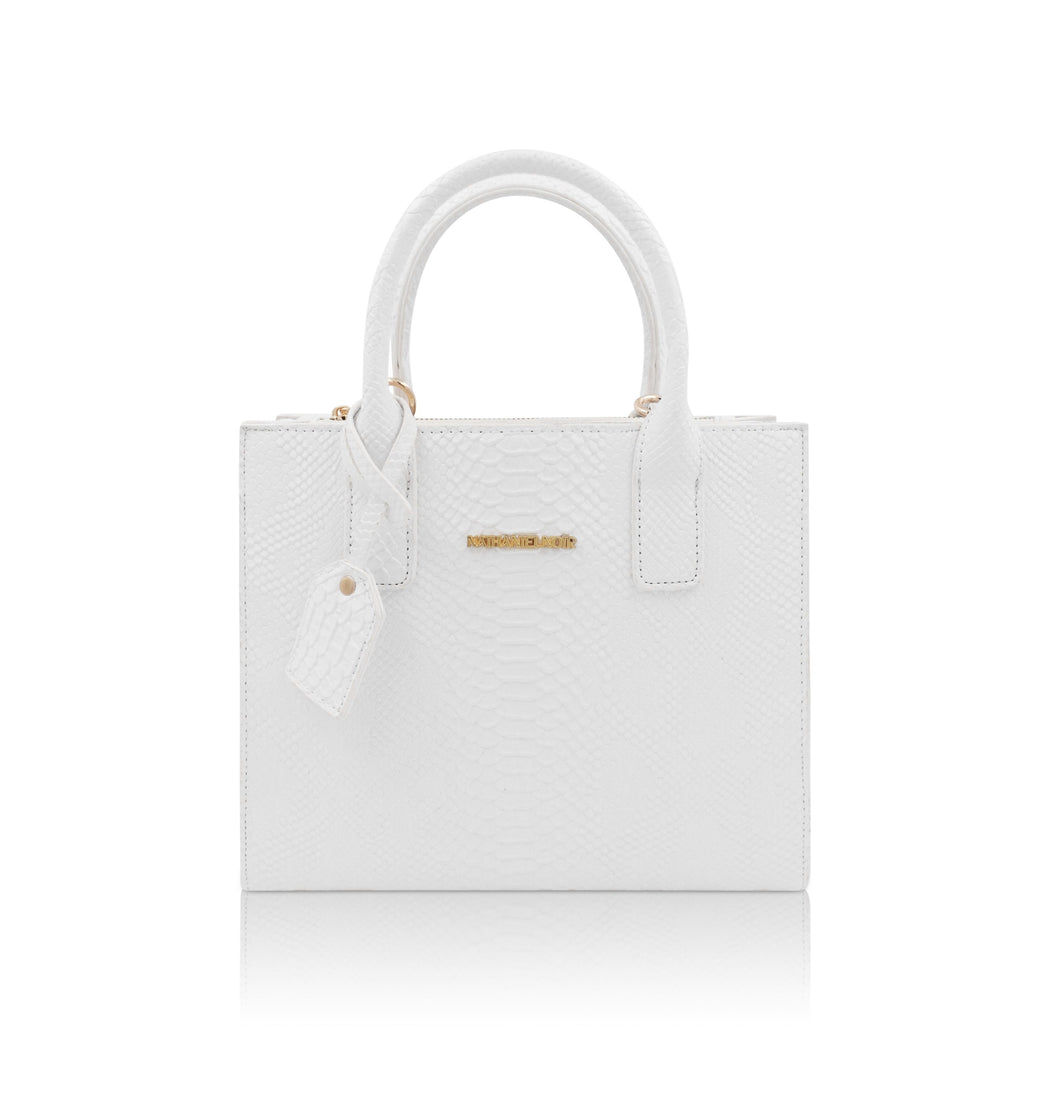 White cobra bag ( medium )