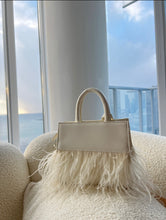 Load image into Gallery viewer, The Ostrich boa mini bag