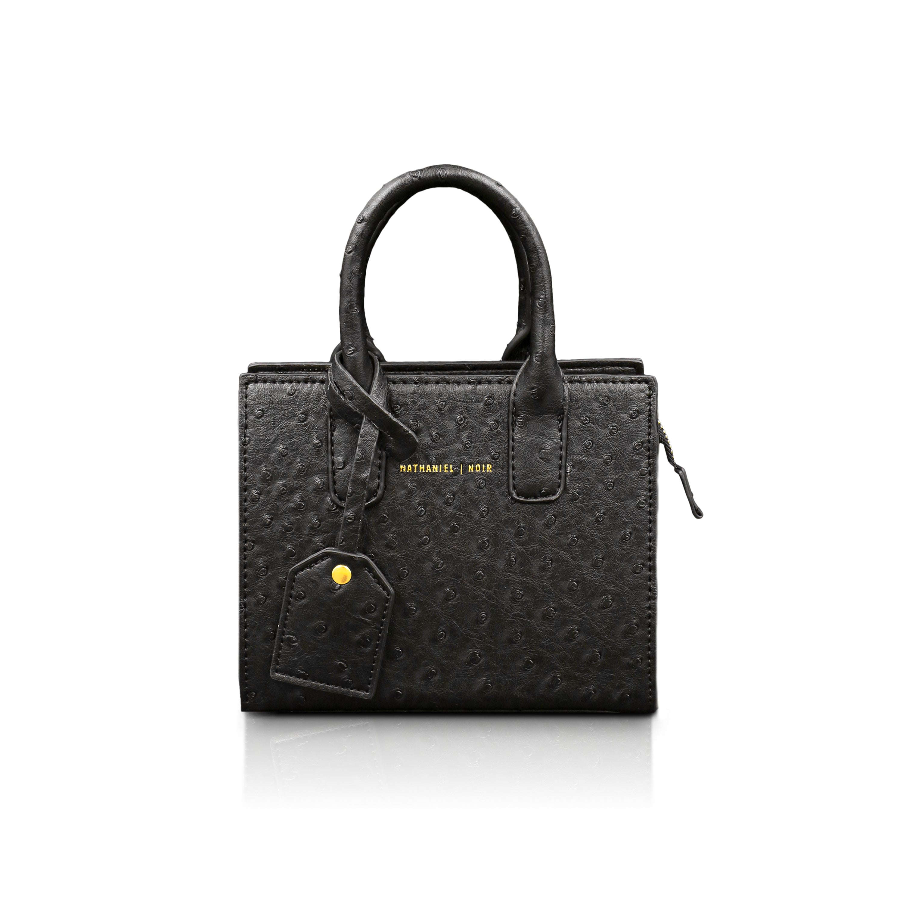 Black ostrich bag (limited edition) ( sample ) – Noir-x