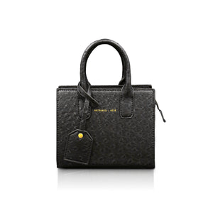 Black ostrich mini bag (limited edition)