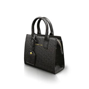 Black ostrich mini bag (limited edition)