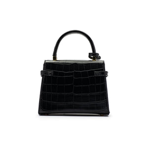 Jet black brua mini bag