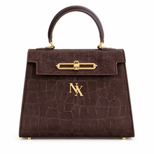 Load image into Gallery viewer, Ellusa croc suede bag ( PRE ORDER )