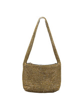 Load image into Gallery viewer, The diamond shoulder bag brass gold diamonds)