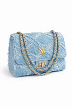 Load image into Gallery viewer, denim fray mini ( pre order )