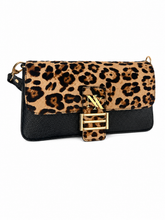 Load image into Gallery viewer, The cheetah pony hair saddle bag