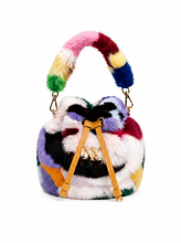 Load image into Gallery viewer, Floral girl mink bucket bag ( 1 of 1) (PRE ORDER )