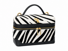 Load image into Gallery viewer, zebra ponyhair mid size bag