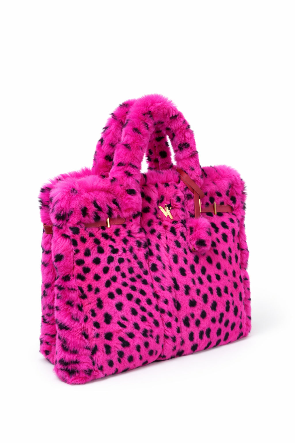 The aviator pink fox fur bag (1 OF 1) – Noir-x