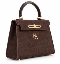 Load image into Gallery viewer, Ellusa croc suede bag ( PRE ORDER )
