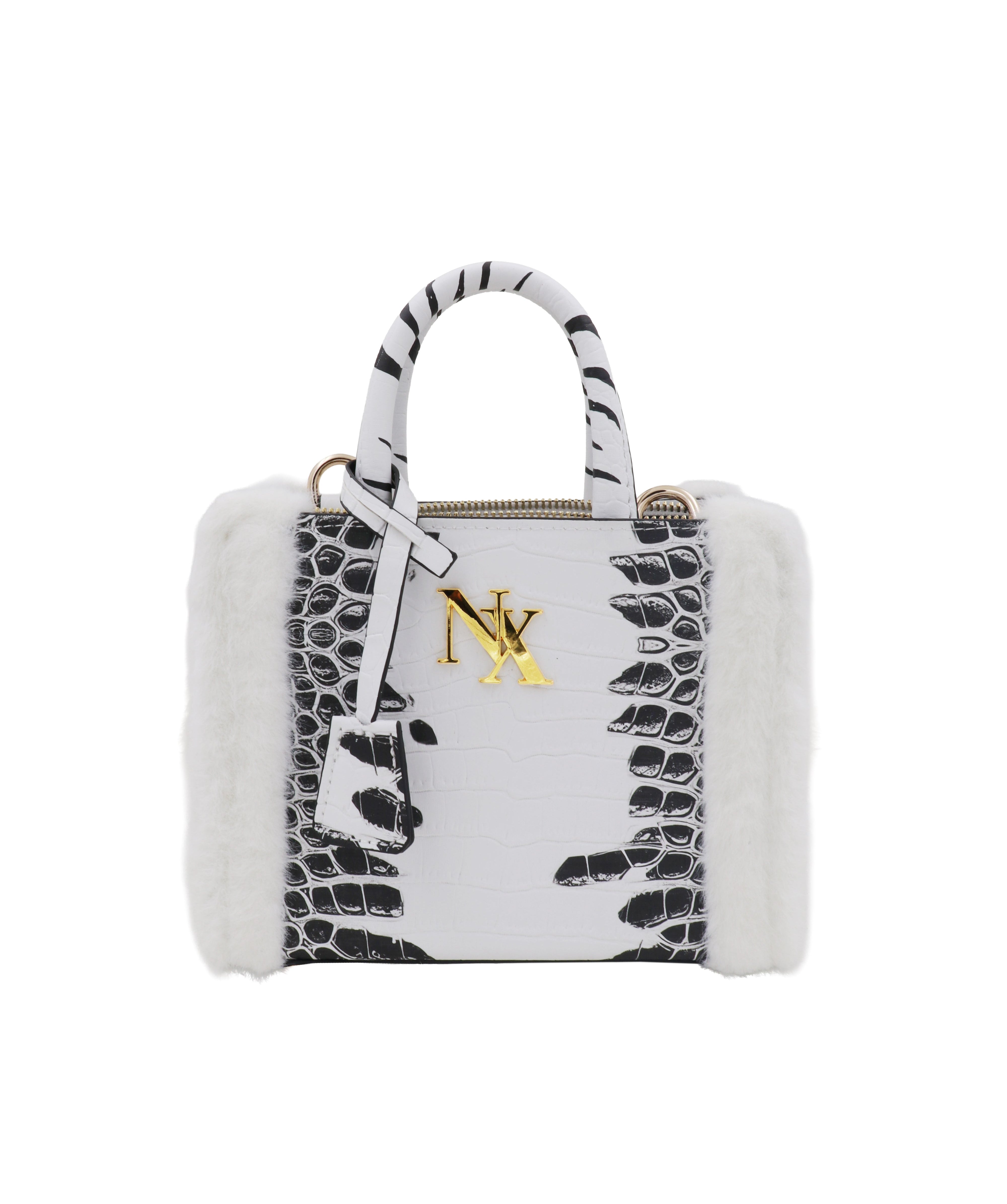春&ミラディ/NOIR Tiger mink mini bag (LIMITED EDITION) – Noir-x