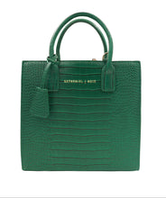 Load image into Gallery viewer, Armagadon croc bag large ( in forest green )