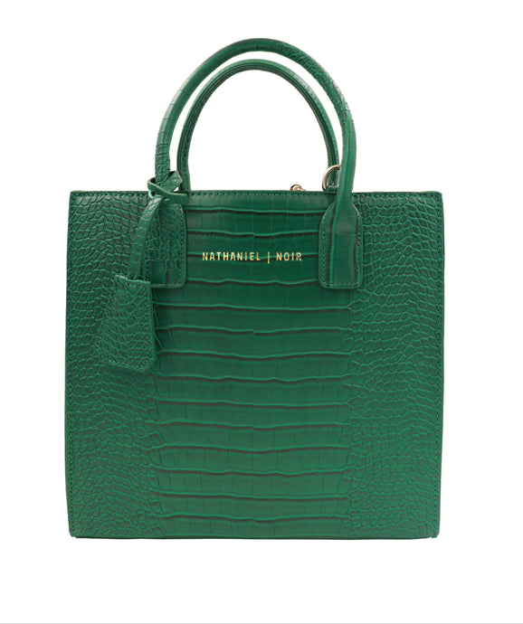 Armagadon croc bag large ( in forest green )