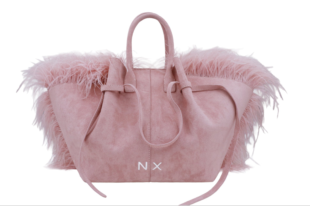 Monaco suede pink (large) ( PRE ORDER )