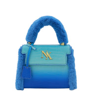 Load image into Gallery viewer, The Amelia mink mini bag: artic blue ( PRE ORDER )