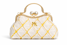 Load image into Gallery viewer, Lorraine white denim bag ( pre order )