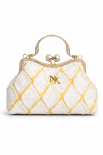 Load image into Gallery viewer, Lorraine white denim bag ( pre order )