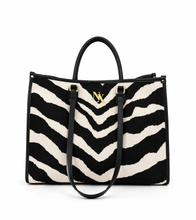 Load image into Gallery viewer, Zebra XL traveller tote ( limited edition ) ( two bags in one )