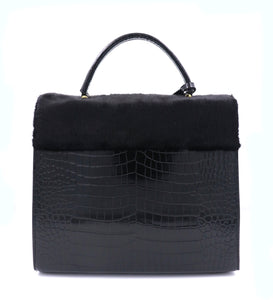 black mink croc size large ( limited edition ) ( SAMPLE )