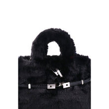 Load image into Gallery viewer, The  Aviator fur jet Black (medium bag)