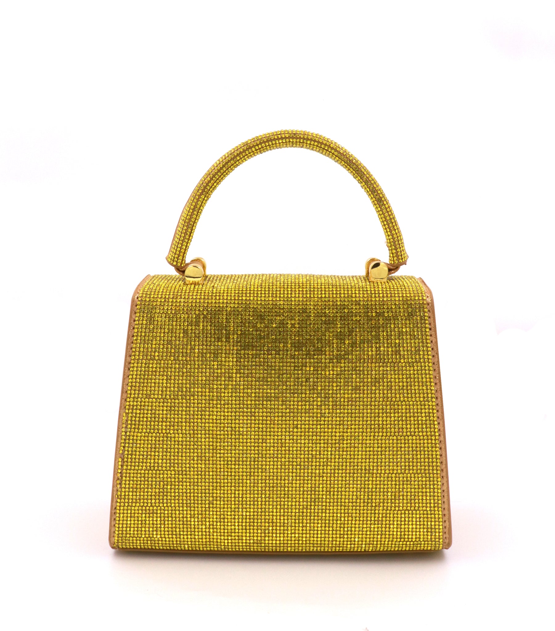 The diamond mini bag (canary yellow gold) –