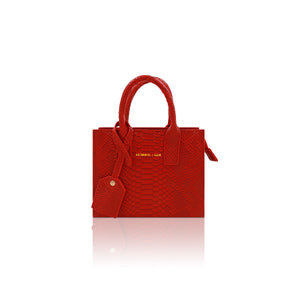 The python mini purse (Monaco Red)