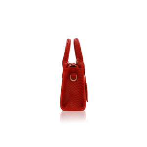 The python mini purse (Monaco Red)