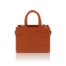 Load image into Gallery viewer, The Boa belted mini ( ostrich chestnut)