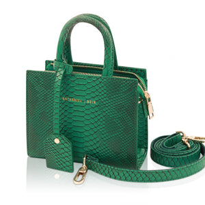 The Boa mini bag ( jewel green )