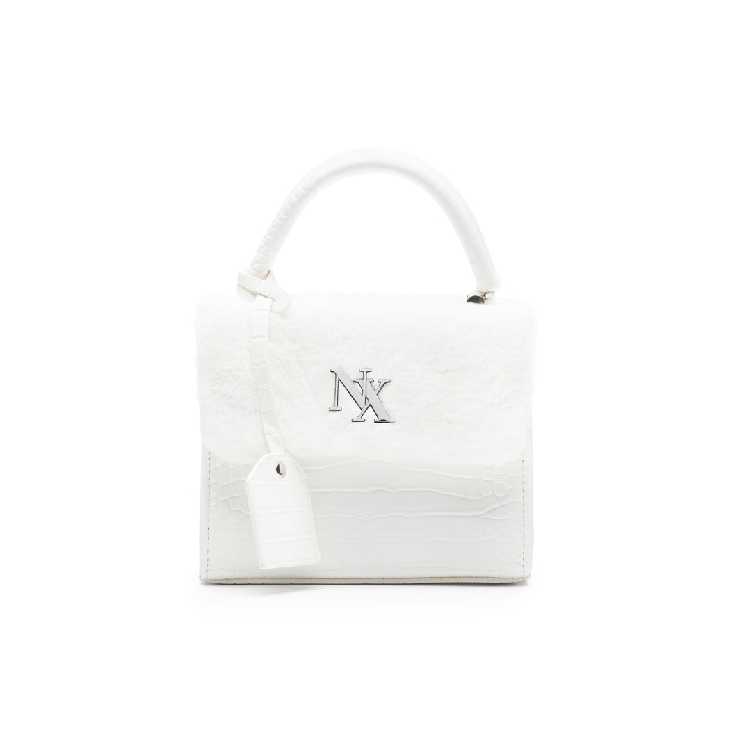 white fur mini bag (limited edition )